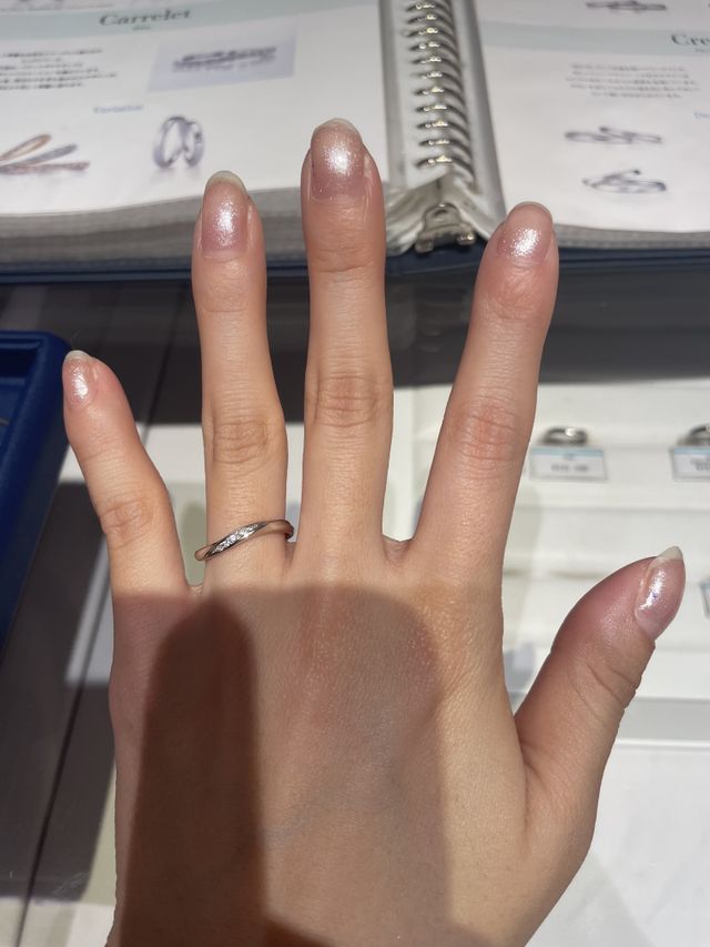 ウェーブ強め
シンプル