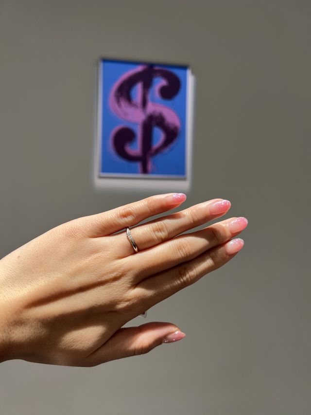 ダイヤモンドの輝きが綺麗！