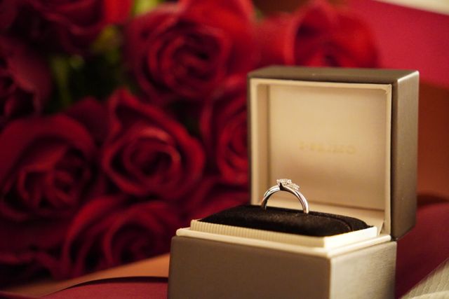 プロポーズ時の写真