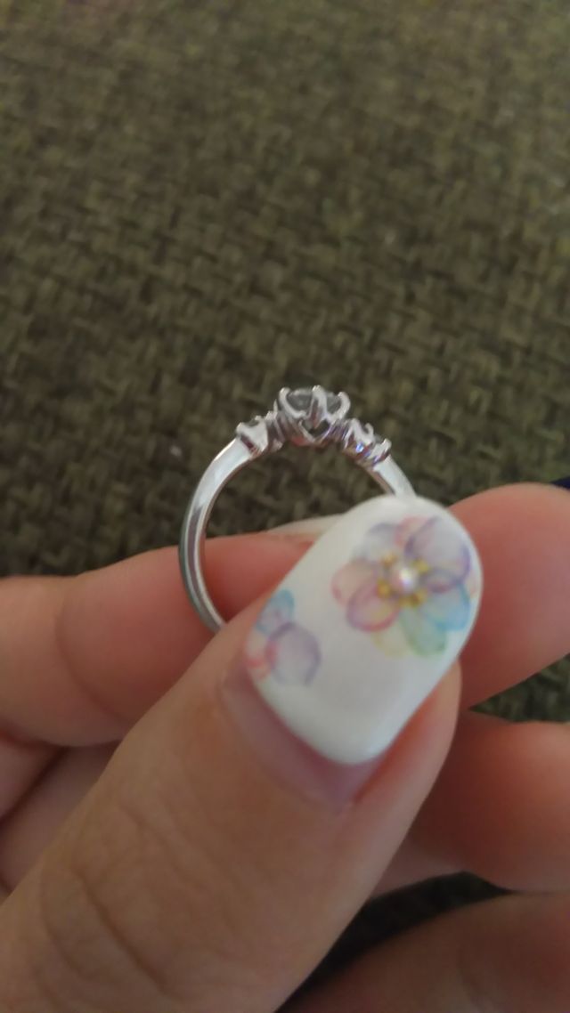 横から見るとハートが！