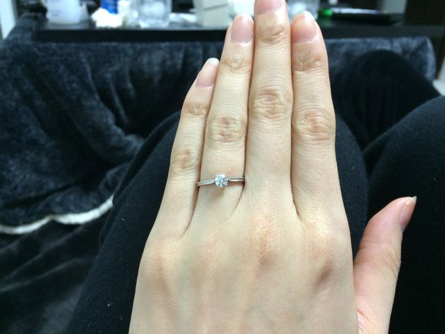 きらりと光る一粒ダイヤ♡