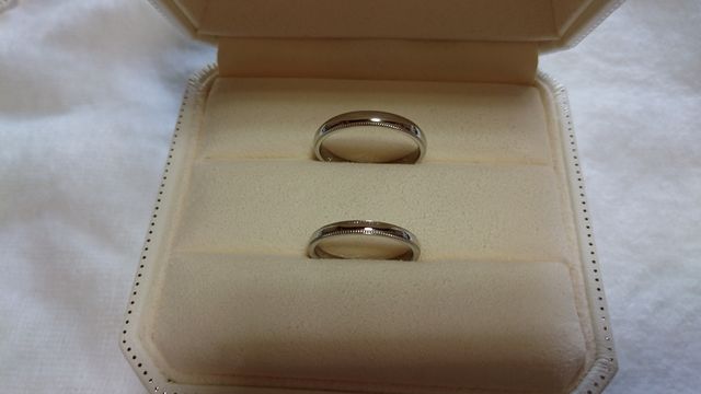 分かりづらくてごめんなさい。ぐるっとミル打ちがされています。