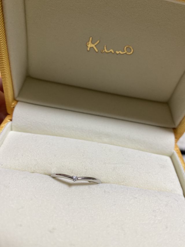 ダイヤがハートではないのに、ハートに見える所がかわいいてす