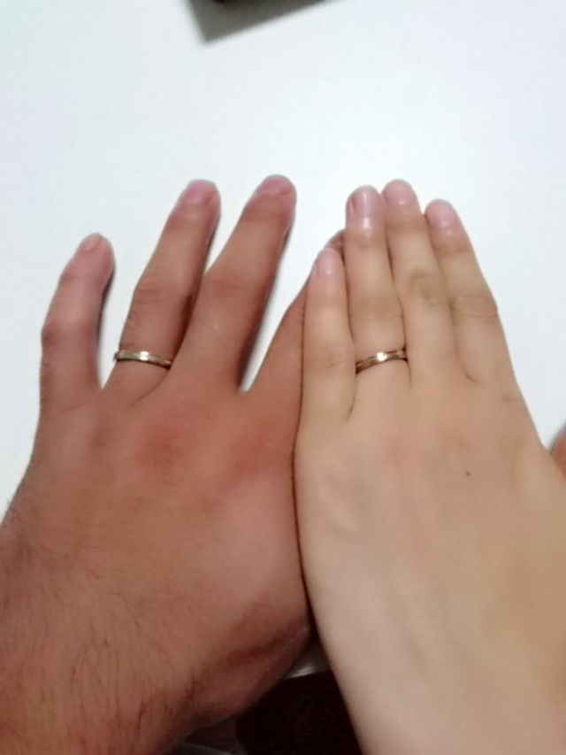 購入して指輪を初めて付けた時