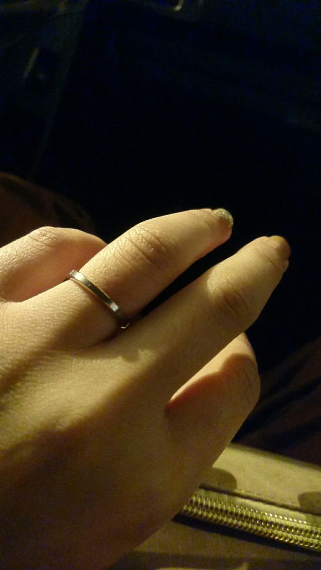 ピンクゴールドがはいっているのできれいです