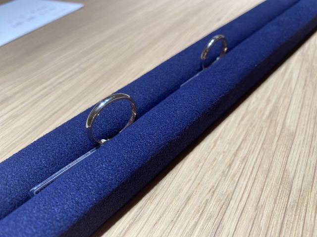 結婚指輪購入しました！