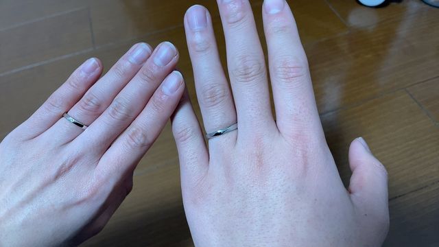 自分たち好みの
指輪が作れました！
