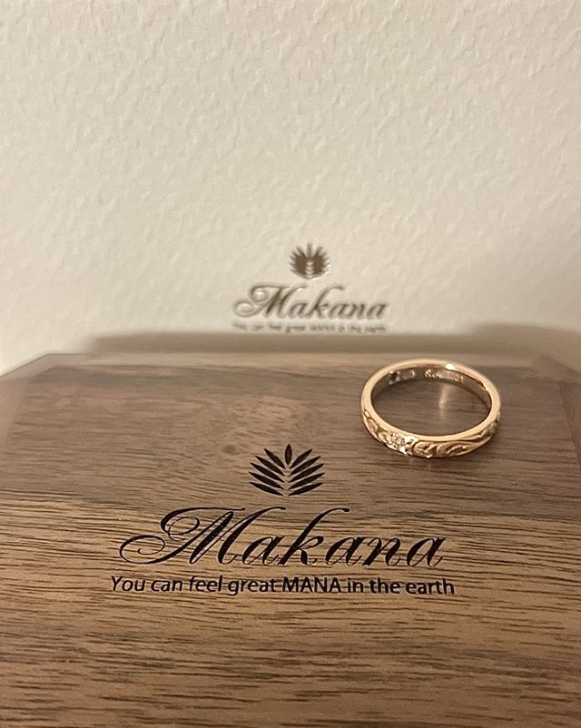 世界で一つの私の指輪！
このオシャレな木のボックスも素敵！