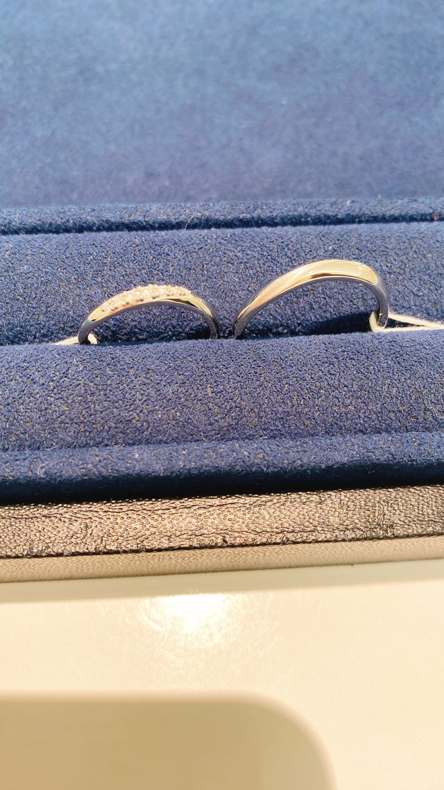 少しウェーブしていてとても綺麗に見えました