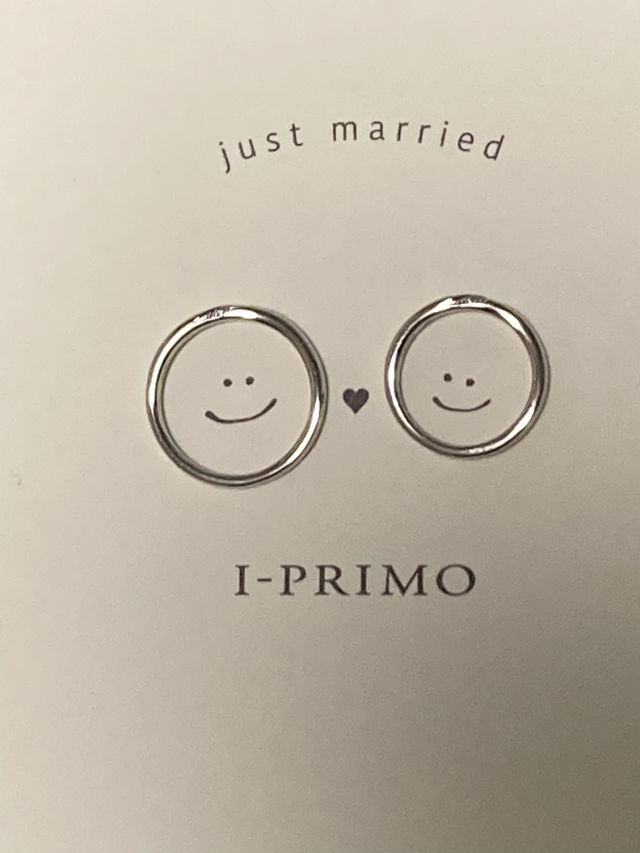 お店でもらった台紙に置きました！