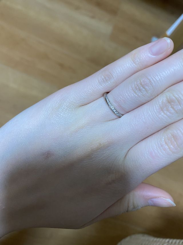 とても綺麗な指輪でお気に入りです。