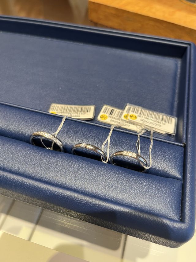 ダイヤモンドが綺麗な指輪