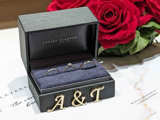 購入後お店で撮った写真です。