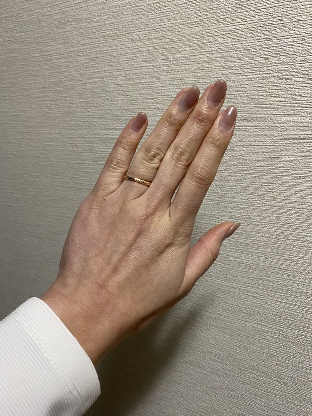 ピンクゴールド！いつでもハワイを感じることができそうです。
