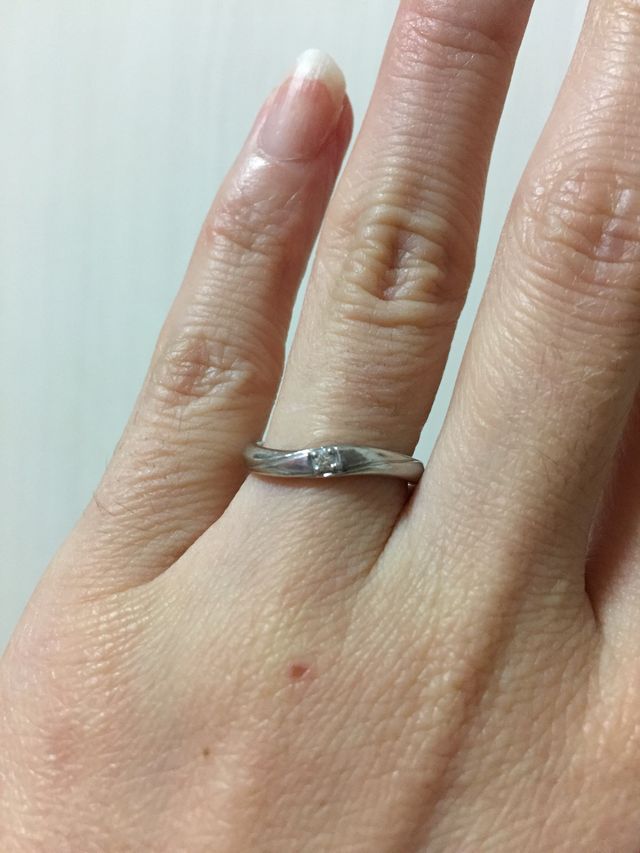 4°Cのブライダルリング