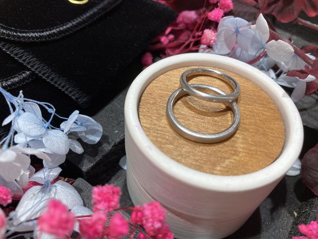 撮影用のリングピローを用意してくれます。