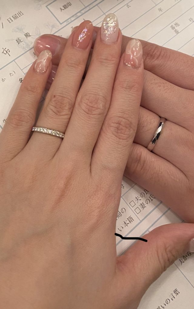 入籍前の写真です。