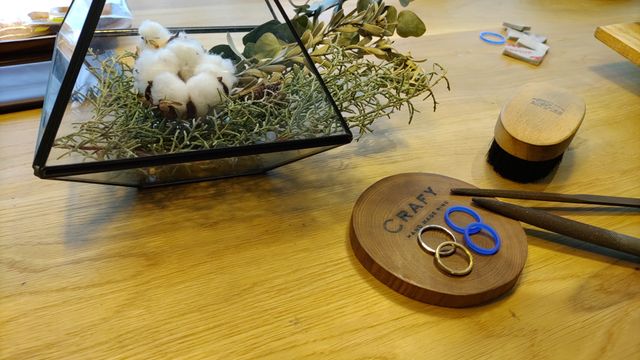 ワックスでの指輪制作をしました