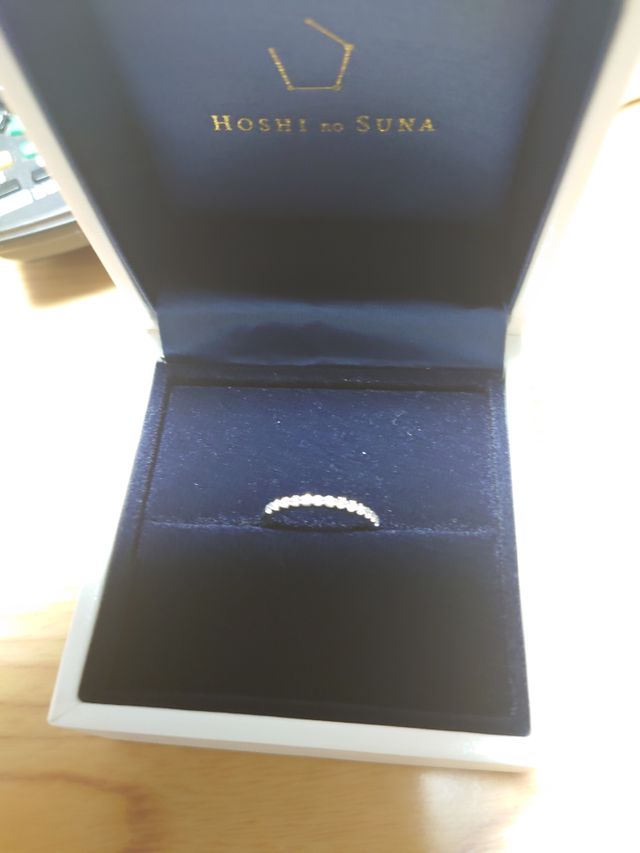 婚約指輪　ハーフエタニティ