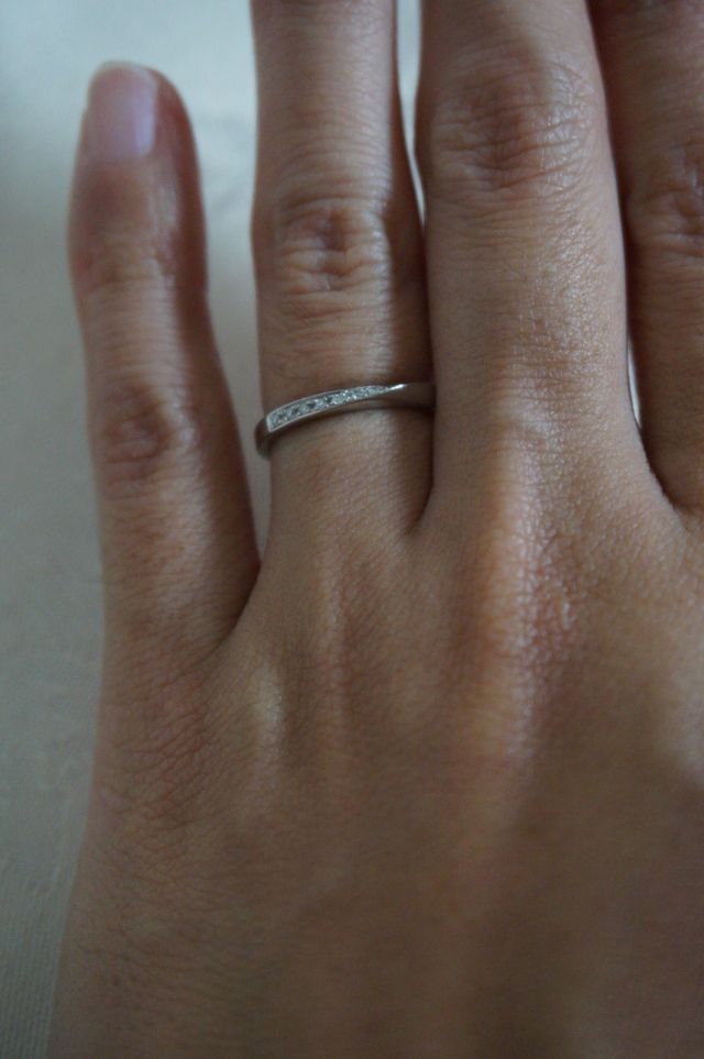 結婚指輪です。