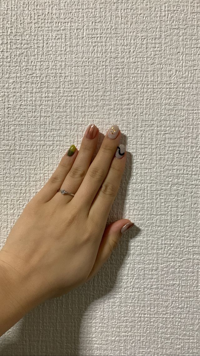 シンプルだけどとても素敵な指輪です。