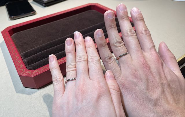 ペアでバレリーナを着けました。