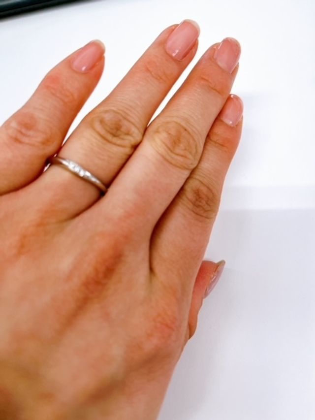 ダイヤがとても綺麗です