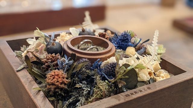 可愛いボックスに入れてくれました