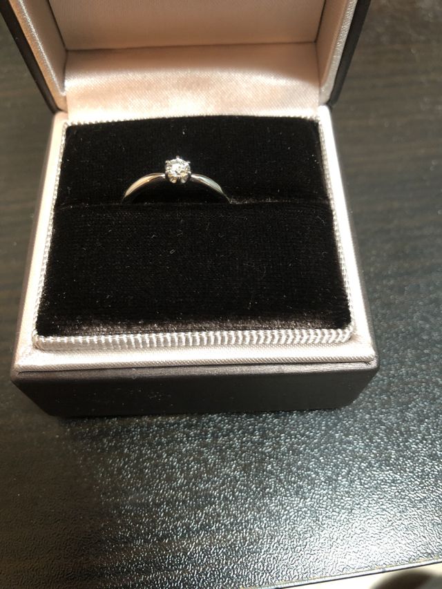 ケースに入った指輪です