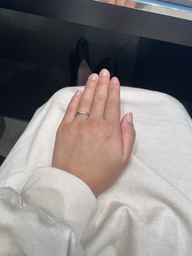 試着の際の写真です。