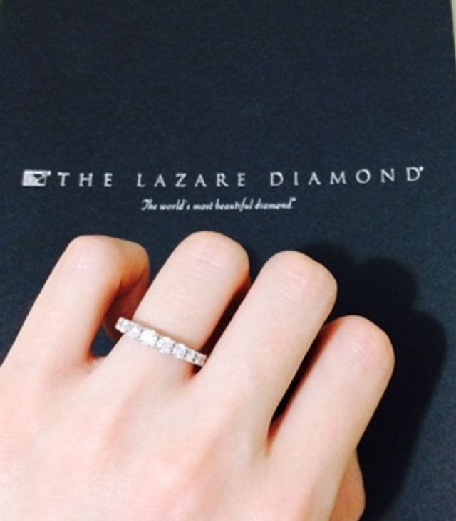 指輪着用写真１