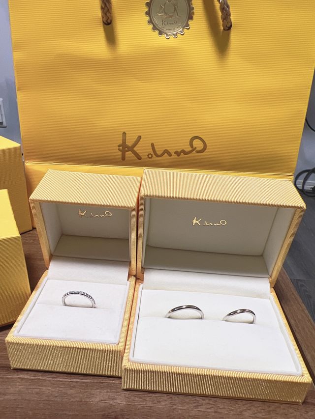 ブライダルフェアのエタニティーもセットで買いました！