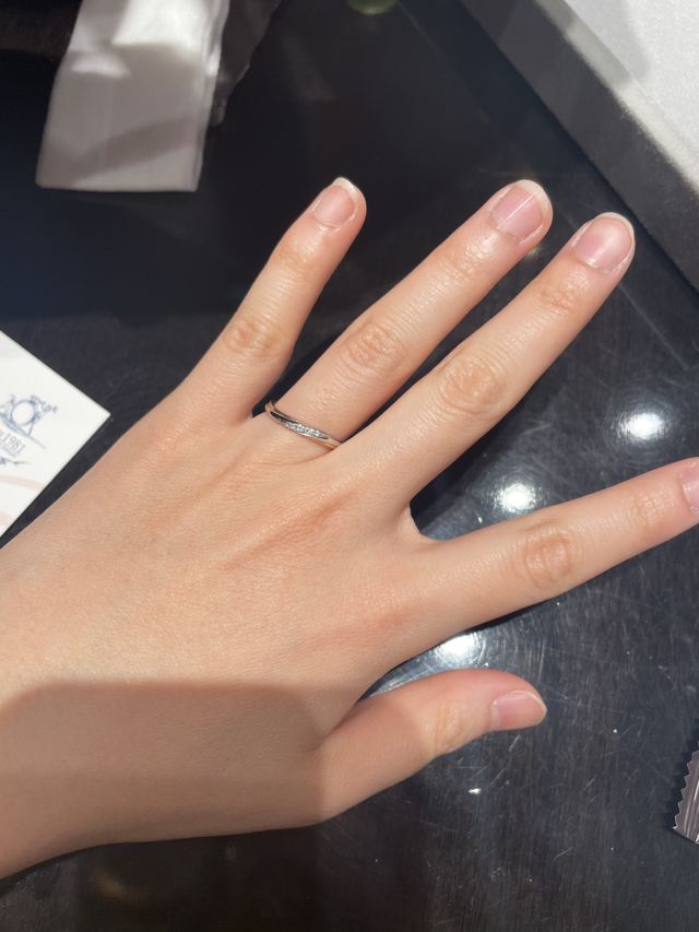 ウェーブがかかっています。