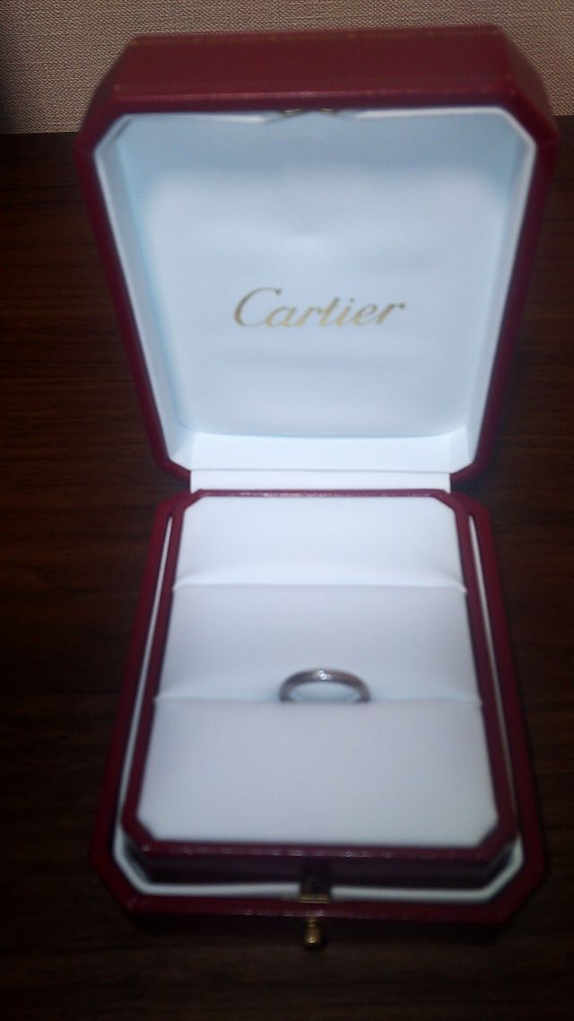 現在使用中の結婚指輪です。