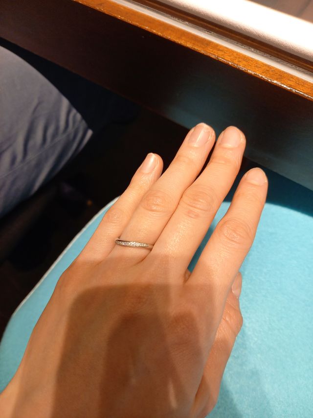 11石使っていますが、とても上品な輝きでした。