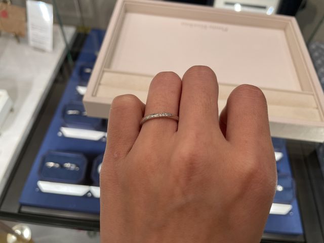 結婚指輪の出来上がりが楽しみです！早く出来上がらないかな^^