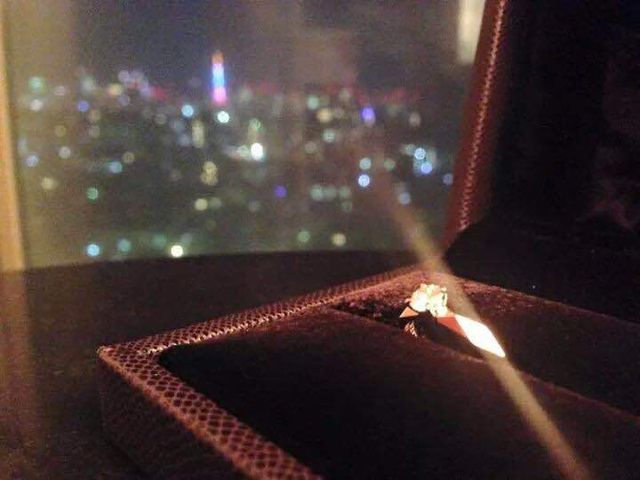 ホテルでプロポーズしてもらいました