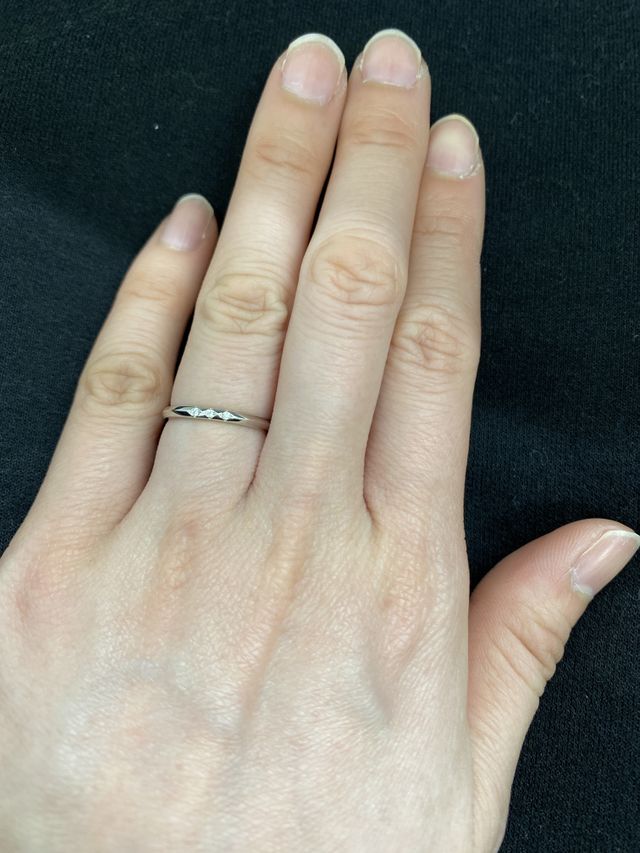 お気に入りの指輪を購入できました。