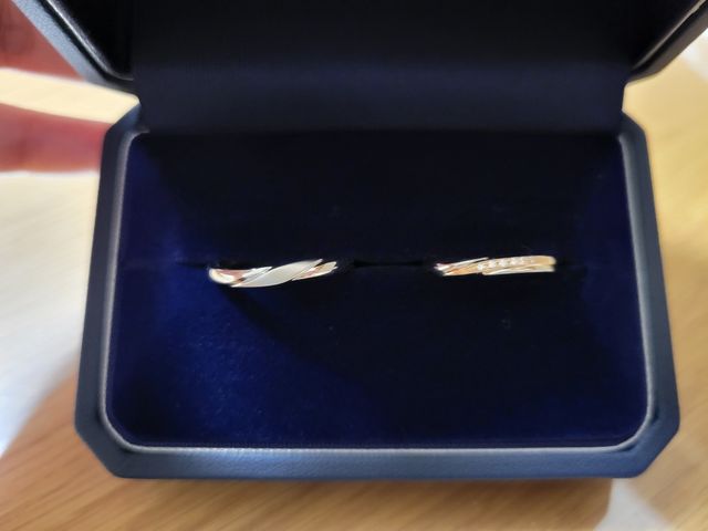 主人はブライトヴォヤージュで真ん中をマット加工しました。