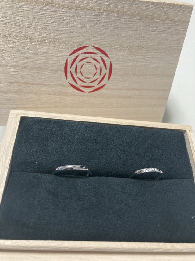 出雲結の結婚指輪　風結です