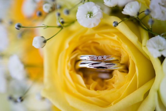 結婚式のブーケと合わせて撮っていただいたもの