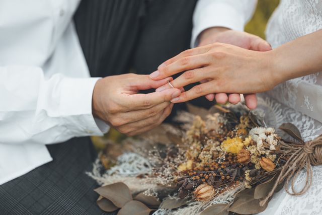 同じく前撮りの写真です