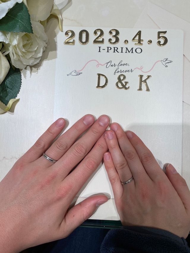 購入した日に店舗で撮りました。