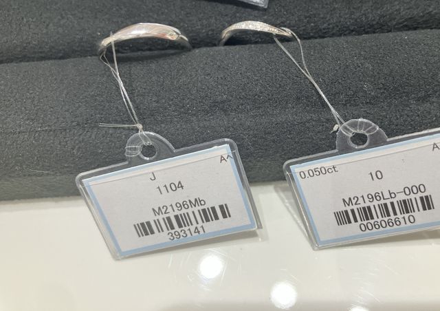 試着させていただいた指輪です。