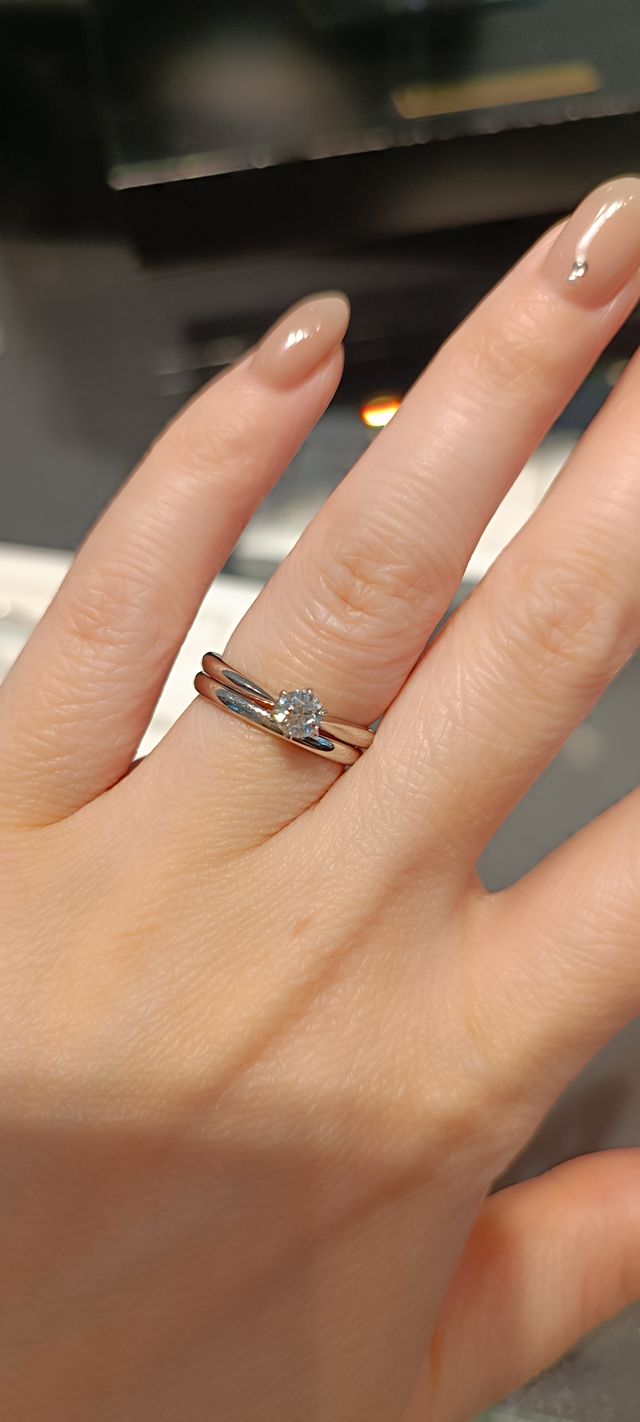 ダイヤモンドの輝きが素晴らしかったです。