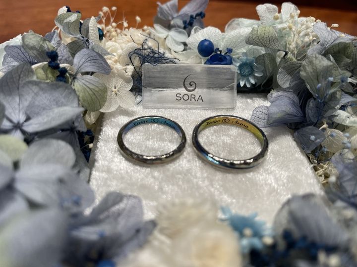 結婚指輪】SORA ペアリング