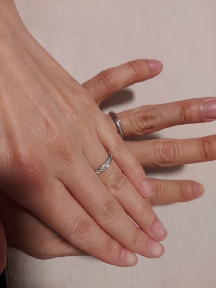 【PILOT BRIDAL(パイロットブライダル)の口コミ】 造りがしっかりしている鍛造であり、日常使いでも歪みや石取れの心配が少…