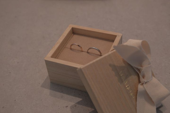 【YUKA HOJO(ユカホウジョウ)の口コミ】 繊細なねじれデザインに決めました。ピンクゴールド（ダイヤモンドあり）…