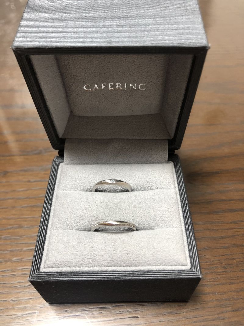 指輪言葉が「ノエル」というもので、入籍予定日がクリスマスだった私