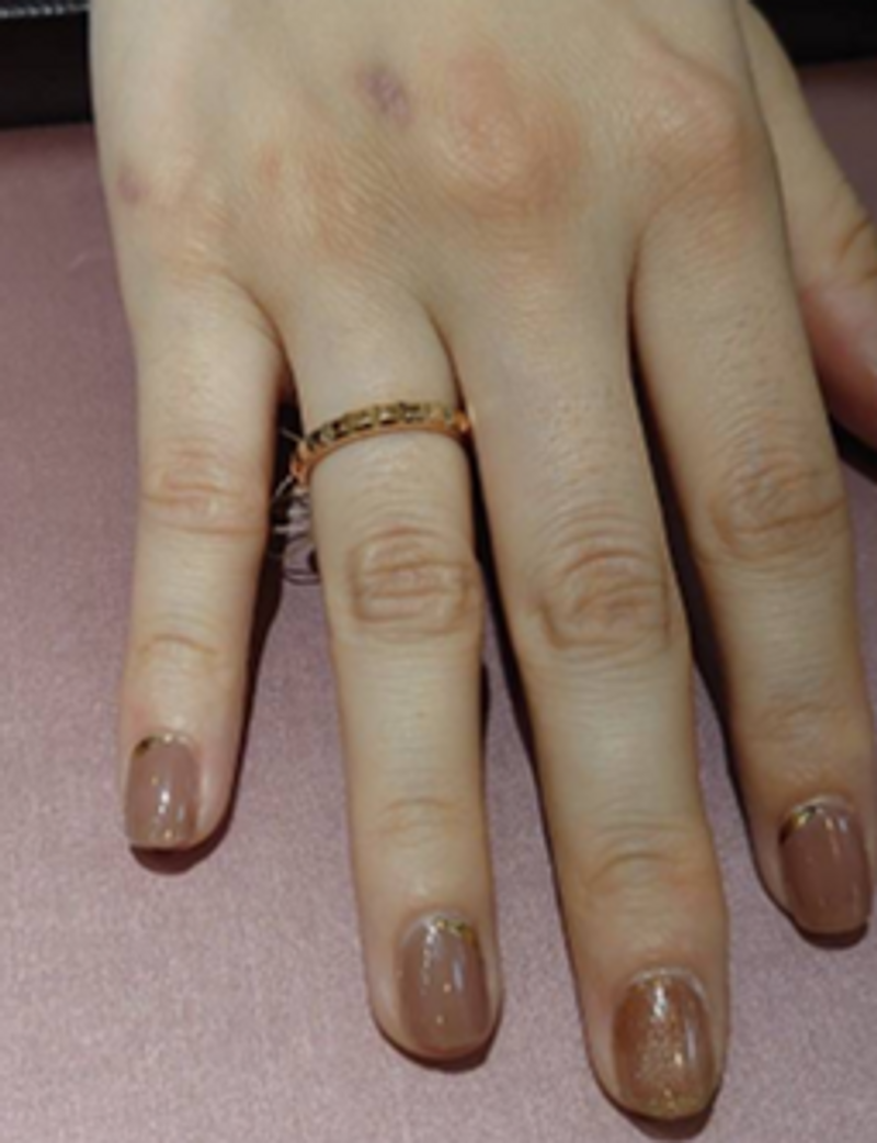 クルドパリ、ミディアムのピンクゴールドです。 クルドパリの洗練され